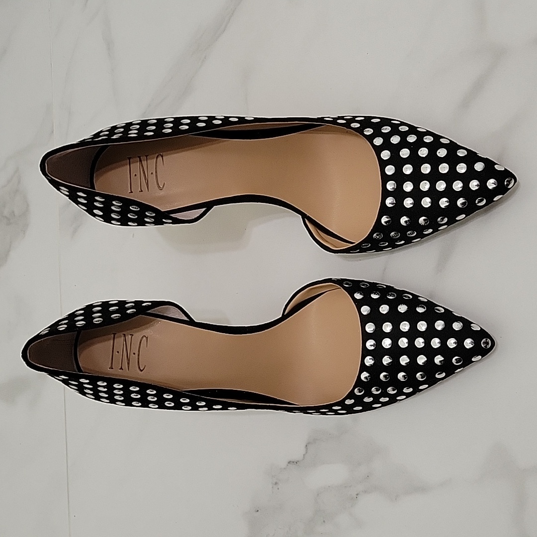 New 10m Inc High Hills Black With Silver Dots